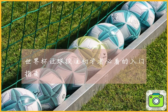 世界杯让球投注初学者必看的入门指南
